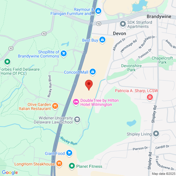 Map of the area